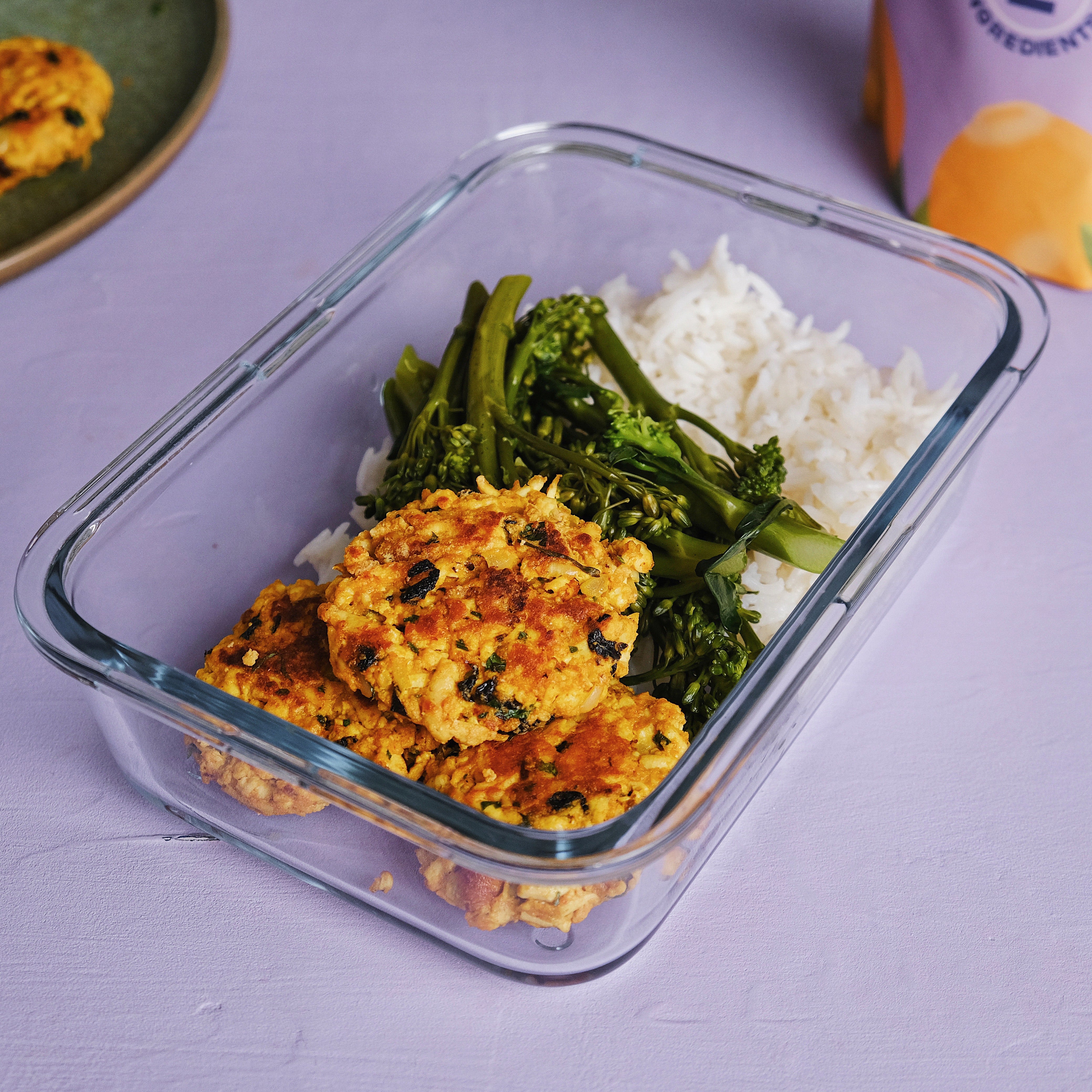 Tofu Patties with Vegetable Protein